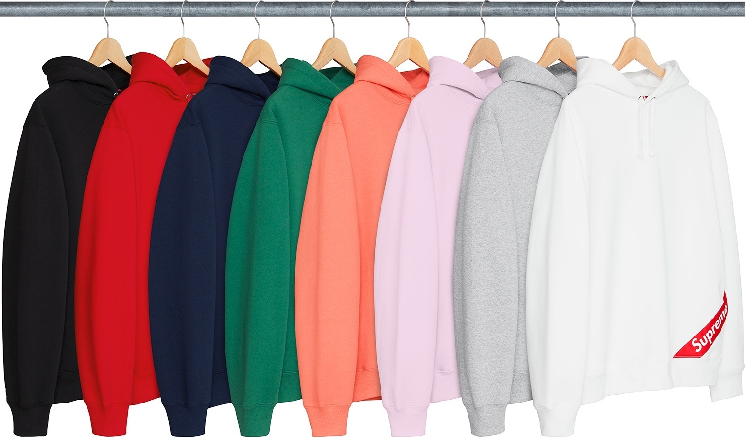 Corner Label Hooded Sweatshirt